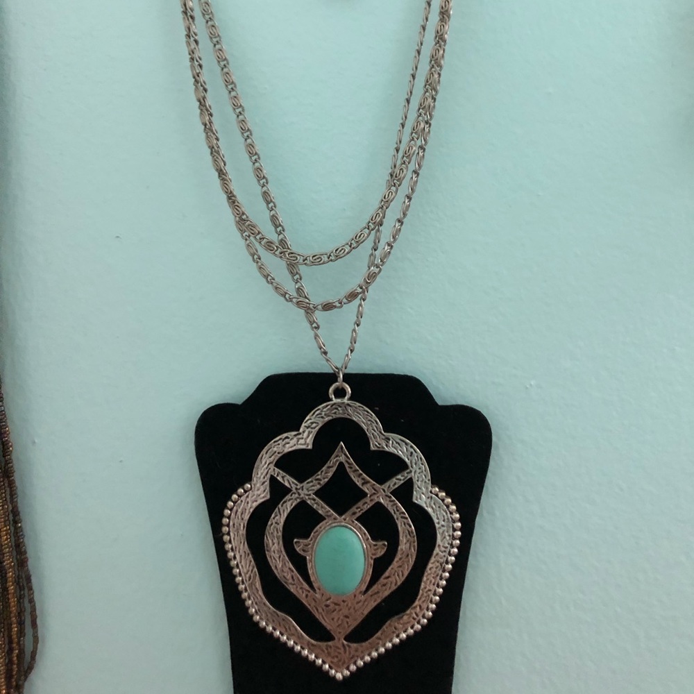 Necklace W/ Big Pendant View 3
